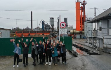 Для студентов ЯГТУ провели экскурсию на нашем Даниловском асфальтобетонном заводе!