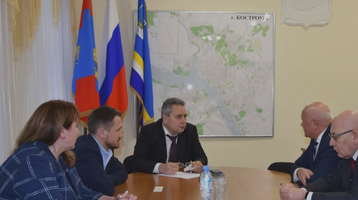 Руководство предприятия встретилось с представителями Администрации города Костромы.